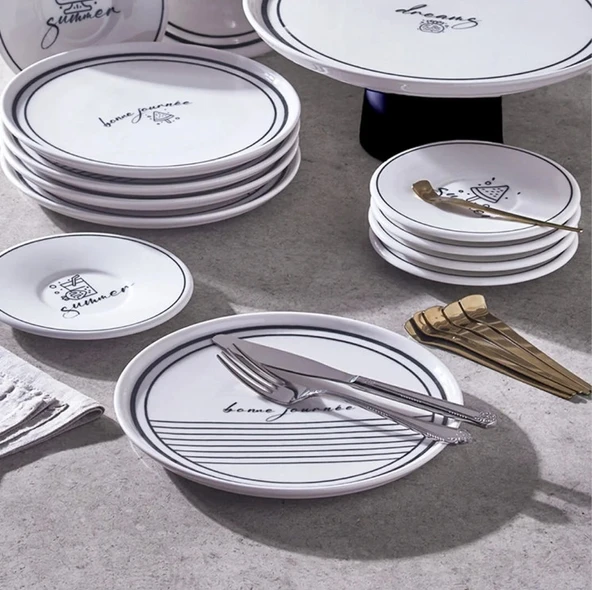 Fecra Back Line 19 Parça Sunum ve Servis Seti - 4