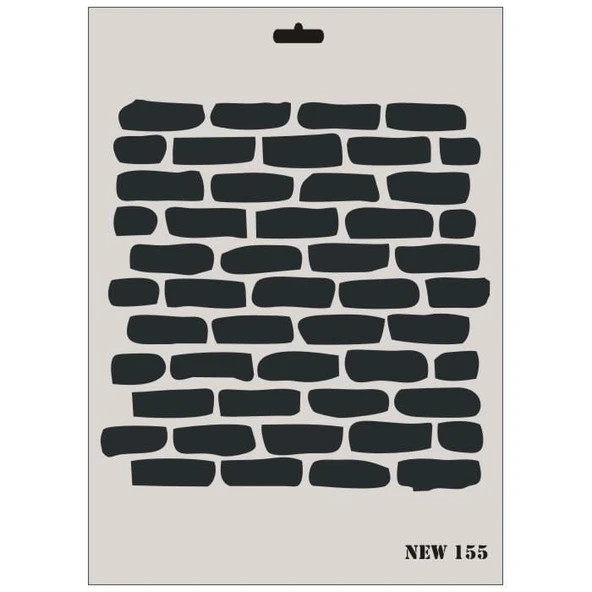 Rich New Seri N-155 Stencil 35x25 cm - 9