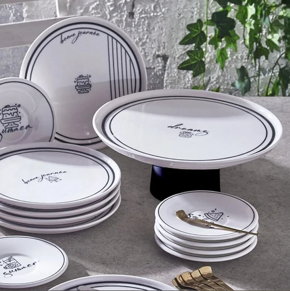 Fecra Back Line 19 Parça Sunum ve Servis Seti - 2