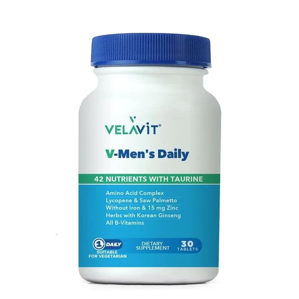 Velavit V-Men's Daily 42 Nutrients With Taurine 30 Tablet - 1