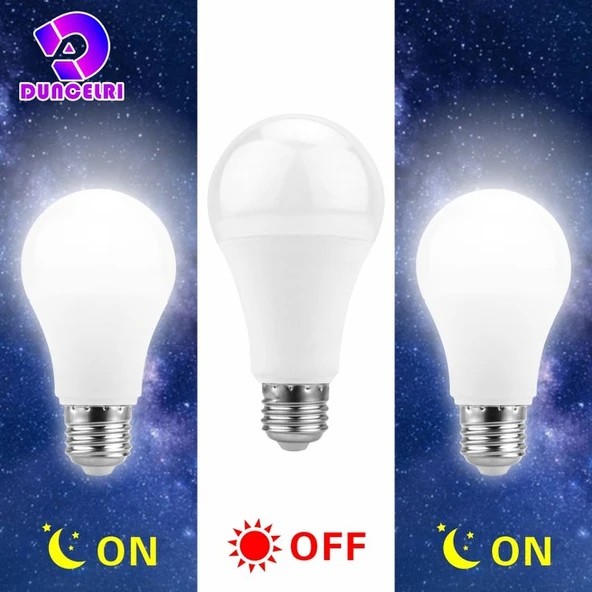 4 Adet 18 Watt Radar Sensörlü E27 Duy Led Ampul Gece ve Hareket Sensörlü Beyaz IŞIK 18 W.  Led Ampul - Resim 4