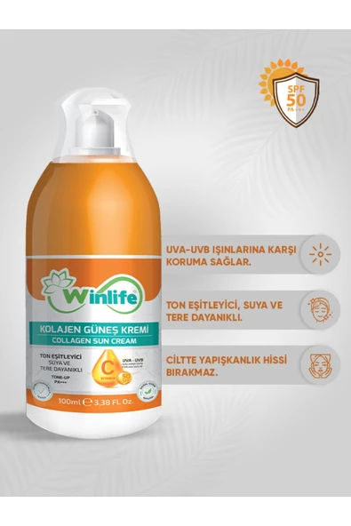 WİNLİFE KOLAJEN GÜNEŞ KREMİ