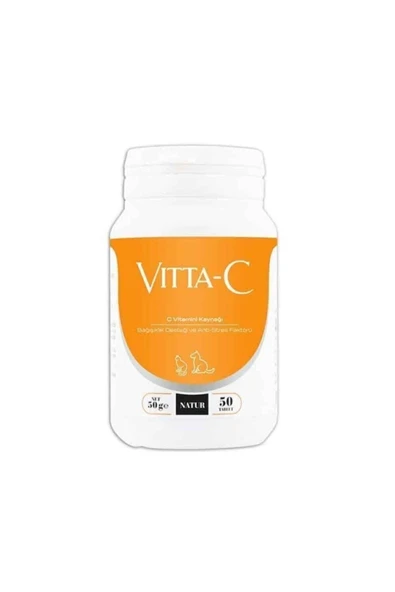 Natur Vital Vitta - C Kedi Köpek Vitamini 50 Tablet ürün görseli 1