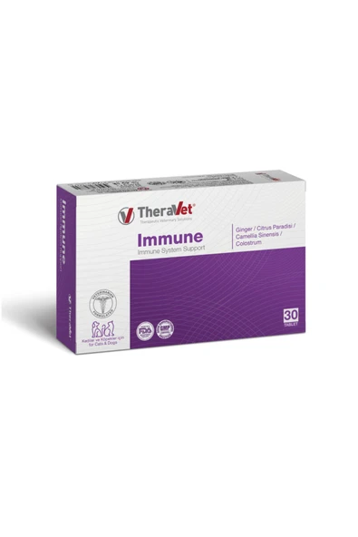 Theravet Immune 30 Tablet Kediler & Köpekler için. ürün görseli 1