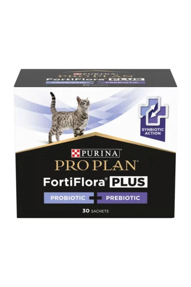 Purina Proplan Fortiflora Kediler Için Probiyotik-Prebiotik Takviyesi 30 Şase (30 X1,5 Gr) ürün görseli