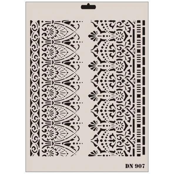 Rich Dantel Seri DN-907 Stencil 35x25 cm - 2