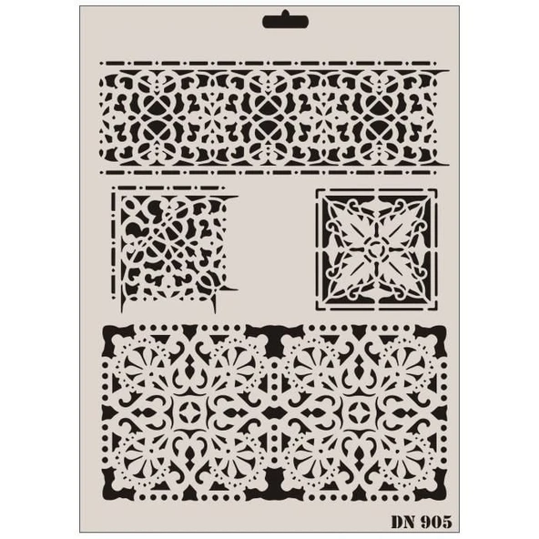 Rich Dantel Seri DN-905 Stencil 35x25 cm - 11