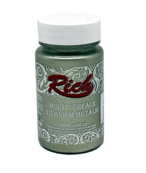 Rich Multi Surface Titanium 2504 Antik Gümüş Metalik 90 cc - 2