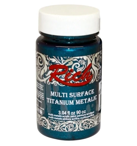 Rich Multi Surface Titanium 2570 Antik Turkuaz Metalik 90 cc - 4