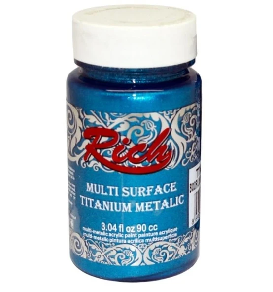 Rich Multi Surface Titanium 2566 Bodrum Mavi Metalik 90 cc - 8