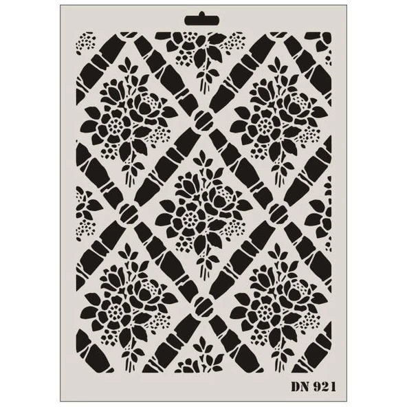 Rich Dantel Seri DN-921 Stencil 35x25 cm - 8