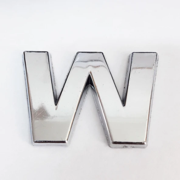 Cemax W Harfi 3,75 cm Krom Yapışkanlı - 11