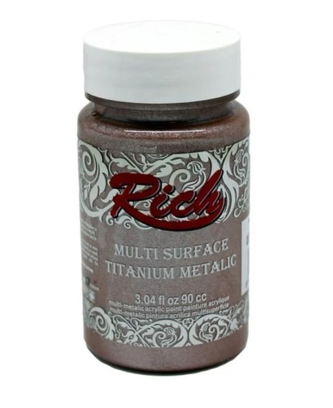 Rich Multi Surface Titanium 2528 Antik Pembe Metalik 90 cc - Resim 2