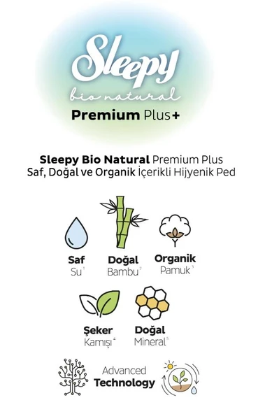 7 AL 6 ÖDE Sleepy Bio Natural Uzun 32'li Günlük Ped ve ROSIE - Resim 2