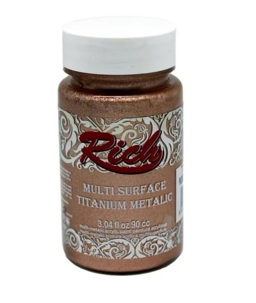 Rich Multi Surface Titanium 2530 Pudra Pembe Metalik 90 cc - Resim 5