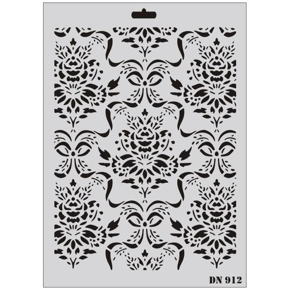 Rich Dantel Seri DN-912 Stencil 35x25 cm - 3