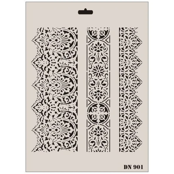 Rich Dantel Seri DN-901 Stencil 35x25 cm - 8