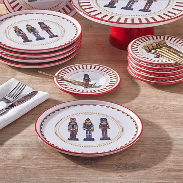 Fecra Kurşun Asker 19 Parça Sunum ve Servis Seti - 2