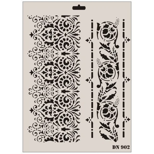 Rich Dantel Seri DN-902 Stencil 35x25 cm - 11
