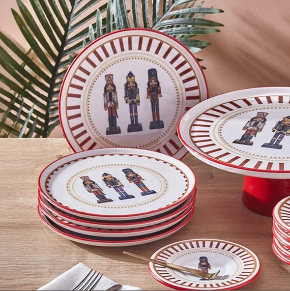 Fecra Kurşun Asker 19 Parça Sunum ve Servis Seti - 4