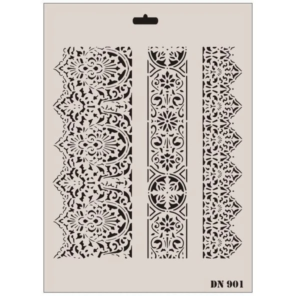 Rich Dantel Seri DN-901 Stencil 35x25 cm - 5