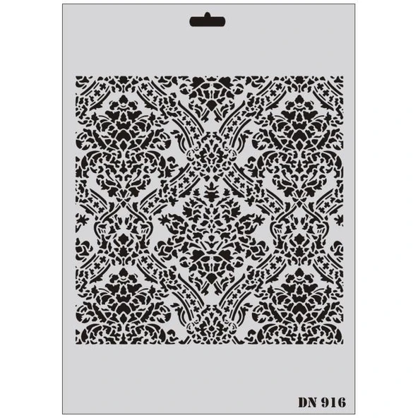 Rich Dantel Seri DN-916 Stencil 35x25 cm - 6