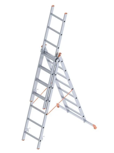 Saraylı 3x7 A Tipi Sürgülü Merdiven 5,79 Metre - 10