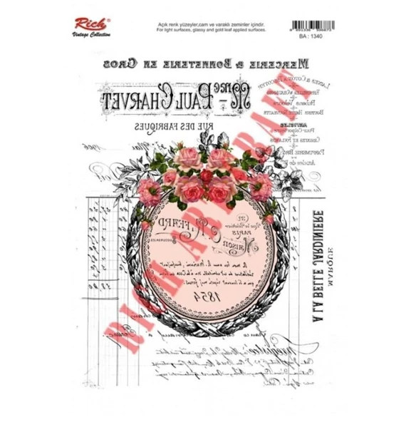 Rich 1340 Vintage Kolay Transfer 23x33 cm - 5