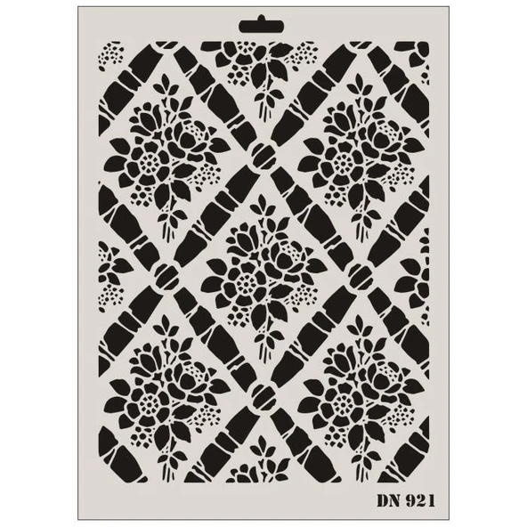 Rich Dantel Seri DN-921 Stencil 35x25 cm - 3