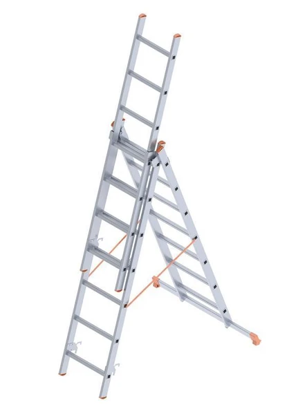 Saraylı 3x7 A Tipi Sürgülü Merdiven 5,79 Metre - 6