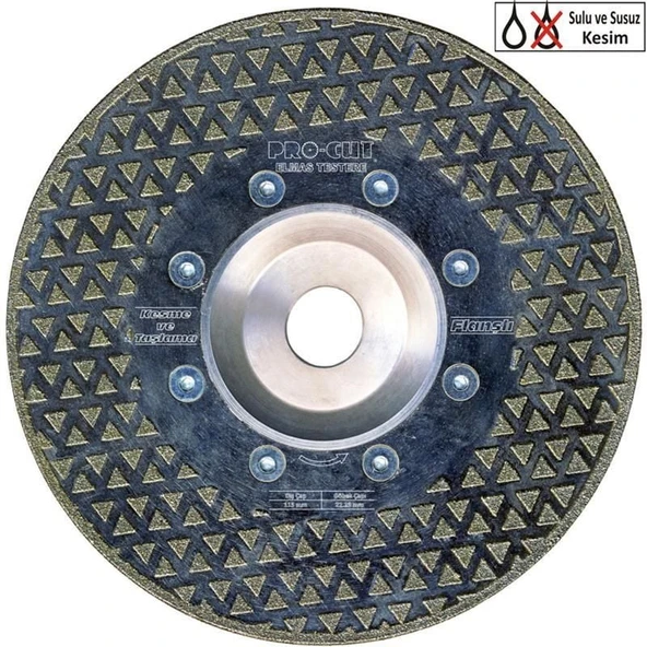 Procut 50953 DT 115 Elmas Flanşlı Kesme Taşlama - 8