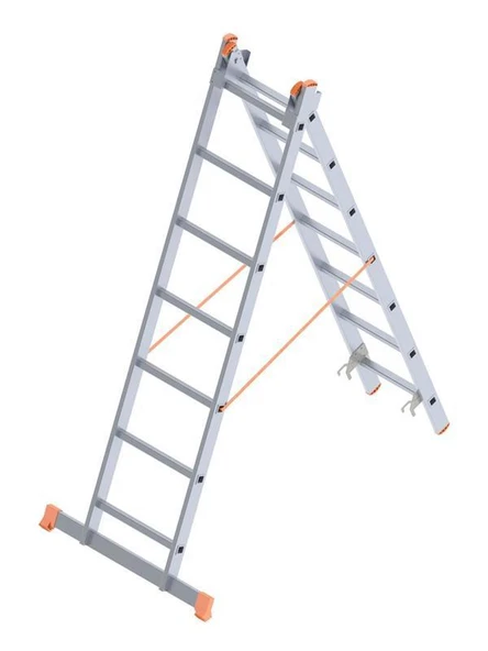 Saraylı 2X7 A Tipi Sürgülü Merdiven 3,86 Metre - 4