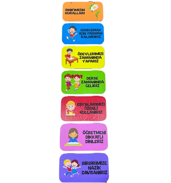 Piramit Ahşap Sınıfımızın Kuralları