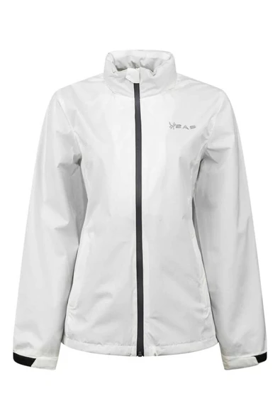 2AS Trial Kadın Yağmurluk Kırık Beyaz