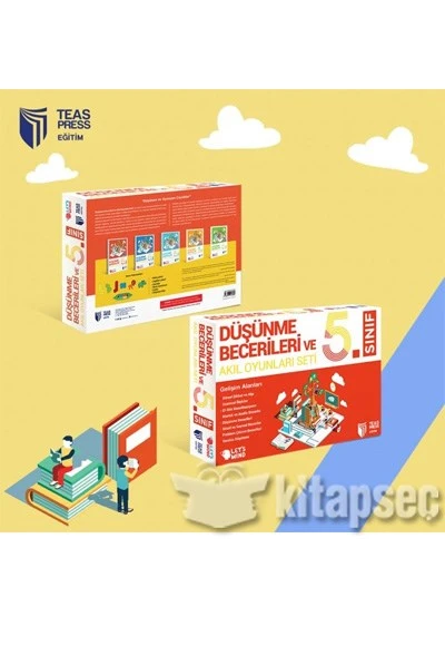 5. Sınıf Düşünme Becerileri ve Akıl Oyunları Seti Teas Press Yayınları