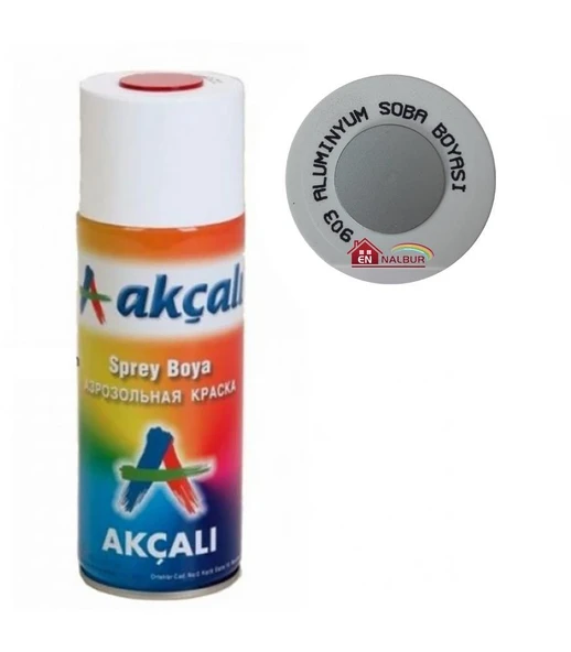 Avmdepo Akçalı Sprey Boya 400 ml 903 Alüminyum Soba Boyası - 6