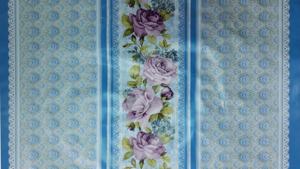 Avmdepo  Florista Lisa Mavi Masa Örtüsü 1 Metre - 5