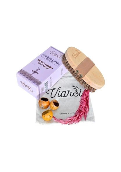 VİARSİ DOĞAL AT KILI SELÜLİT FIRÇASI