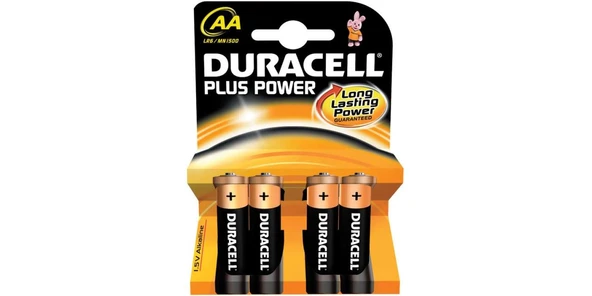 Duracell Alkalin Pil AA 4'' lü Paket - 2