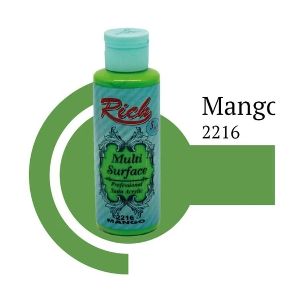 Rich Multi Surface 2216 Mango Akrilik Boya 120 cc - 12