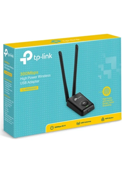 TP-Link TL-WN8200ND 300 Mbps Çift Antenli Masa Üstü Kablosuz Adaptör - 4