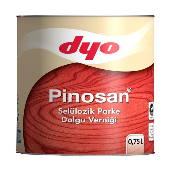 Pinosan Selülozik Parke Dolgu Verniği 0,75 LT - 6
