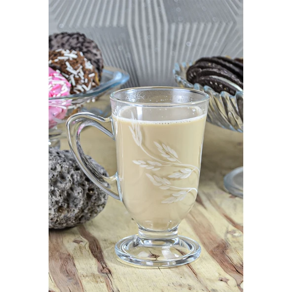 Decocia Latte Bardağı 200cc Sürgün Desenli - 3