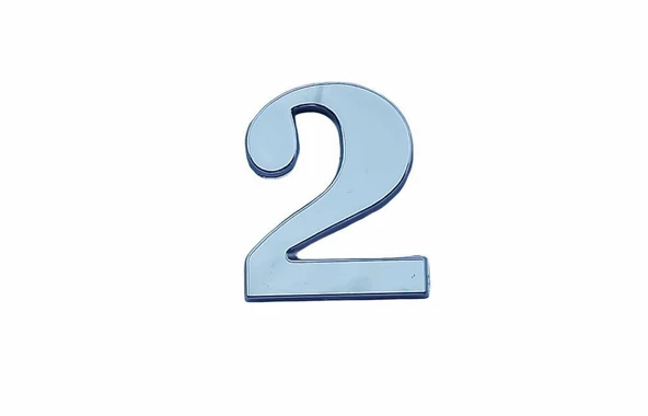 Cemax Villa Boy 2 Rakamı 8,5 cm Yapışkanlı - 3