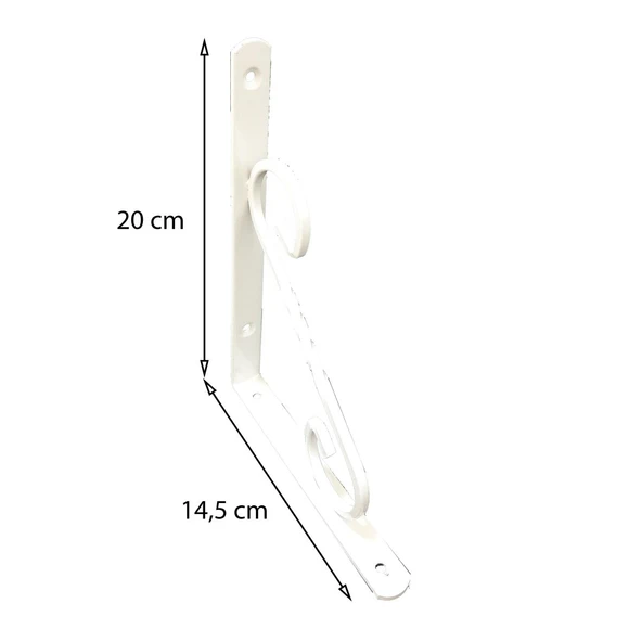 Ferforje Raf Altı No:2 Beyaz - 7