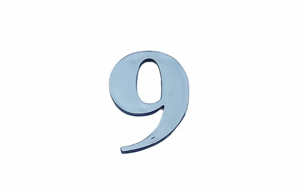 Cemax Villa Boy 9 Rakamı 8,5 cm Yapışkanlı - 7