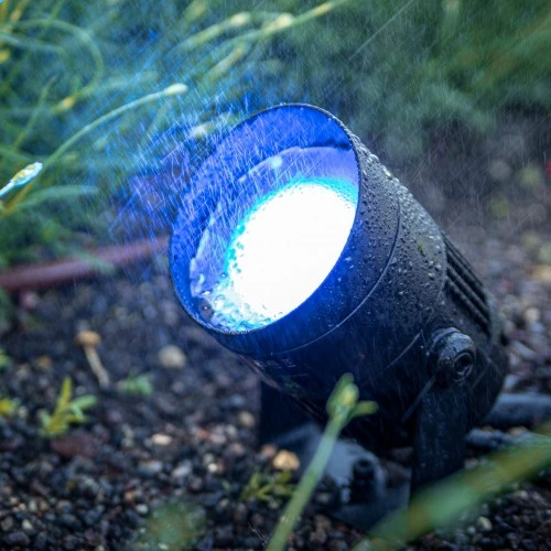 5 Adet Elektrikle Çalışır 7 Watt Mavi Işık Çok Kaliteli Çim, Çiçek, Ağaç, Peyzaj Aydınlatma Armatürü - Resim 6