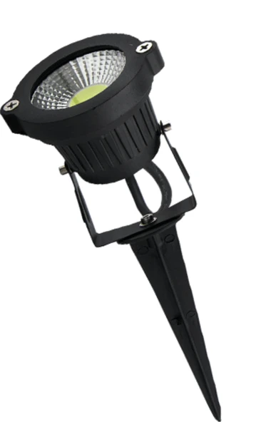 5 Adet Elektrikle Çalışır 7 Watt Mavi Işık Çok Kaliteli Çim, Çiçek, Ağaç, Peyzaj Aydınlatma Armatürü - Resim 4