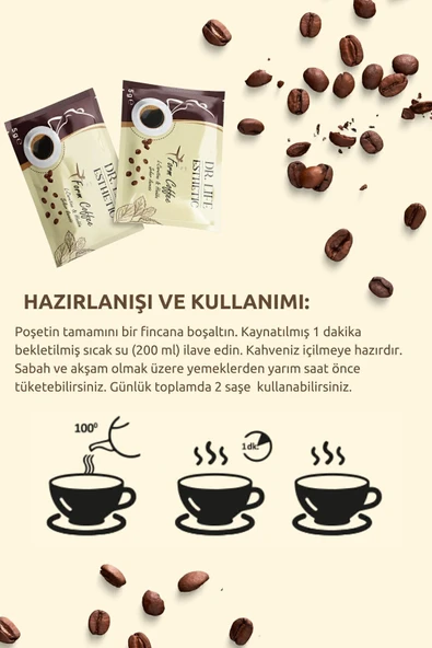 DR LIFE ESTHETIC HİNDİBA KAHVESİ DETOX KAHVE ŞEKER İLAVESİZ (HİNDİBA, GARSİNİYA VE KİRAZ SAPI ÖZLÜ) - 4