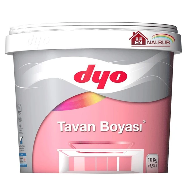Dyo Tavan Boyası 10 Kg Beyaz - 6